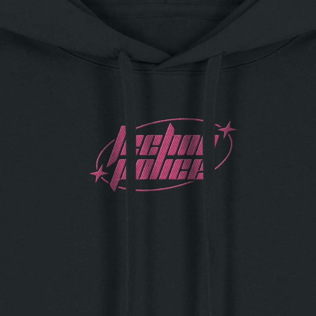 Police Hoodie Nachtpink